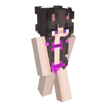 Catgirl Egirl Minecraft Skin