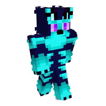Neon Bee Minecraft Skin