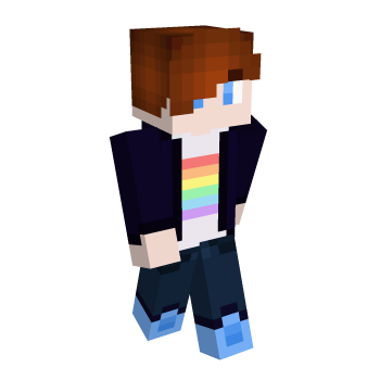 Brown White Minecraft Skin