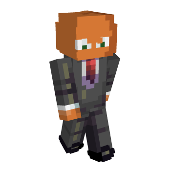 Pumpkin Cool Suit Minecraft Skin