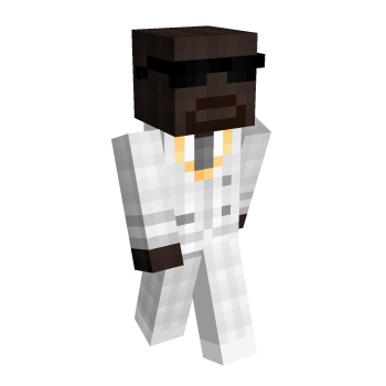 Black Sunglasses Minecraft Skin