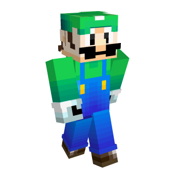 Luigi Nintendo Minecraft Skin