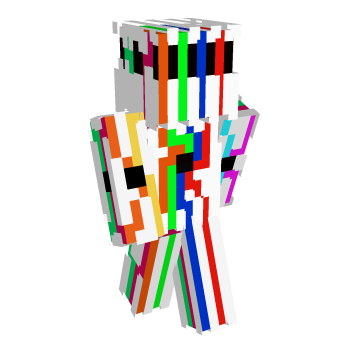 Colorful Rainbow Minecraft Skin