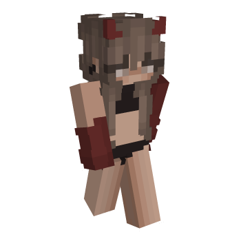 Devil Girl Shaded Minecraft Skin - Laby