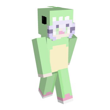 Pink Dinosaur Minecraft Skin