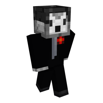 Suit Vanilla Block Minecraft Skin