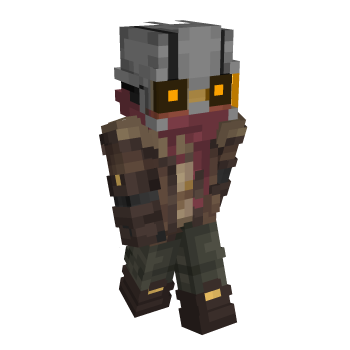 Robot Glowing Eyes Minecraft Skin