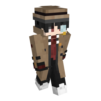 Boy Detective Minecraft Skin