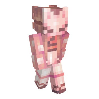 Girl Pink Minecraft Skin