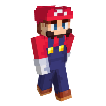 Mario Minecraft Skin