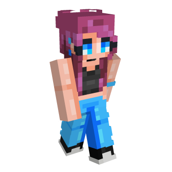 Hot Girl Emo Minecraft Skin