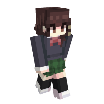 Girl Brown Hair Minecraft Skin