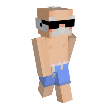 Drip Grandpa Minecraft Skin