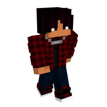 Red Silver Minecraft Skin