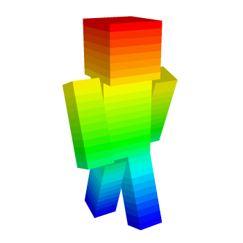 Gradient Colors Minecraft Skin