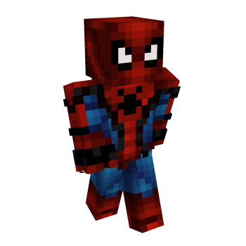 Spiderman Marvel Masked Minecraft Skin