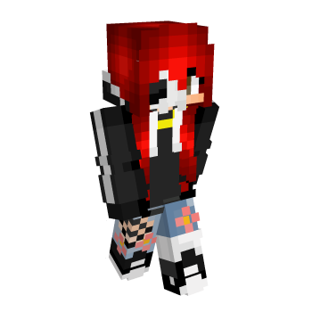Chica Skull Minecraft Skin