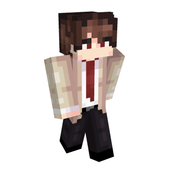 Brown Hair Business Minecraft Skin