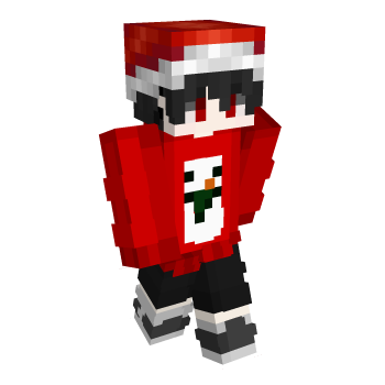 Snowman Red Minecraft Skin