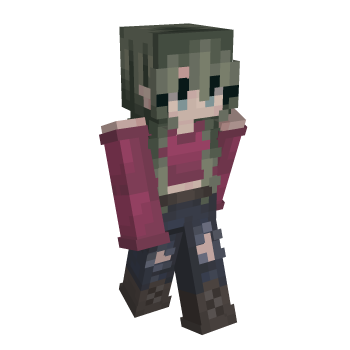 Hair Ripped Minecraft Skin