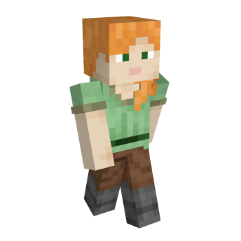Alex Standard Minecraft Skin