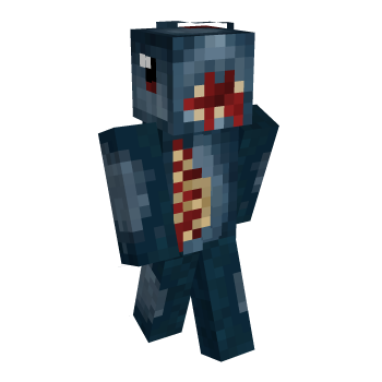 Squid Blood Minecraft Skin
