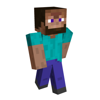 Sideways Scary Minecraft Skin