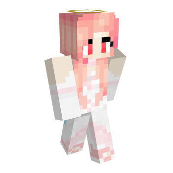 Pink Angel Angel Minecraft Skin