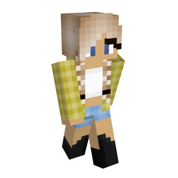 Braids Boots Minecraft Skin