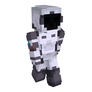 Astronaut Skeleton Minecraft Skin