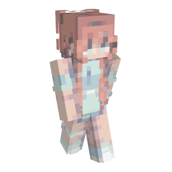 Cyan Teal Minecraft Skin