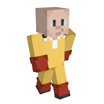 One Punch Man Superhero Minecraft Skin
