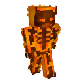 Demon Fire Minecraft Skin