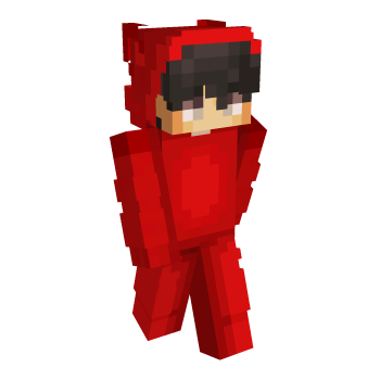 Boy Red Minecraft Skin - Laby
