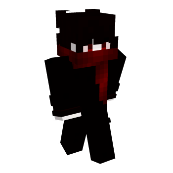 Black Scarf Minecraft Skin