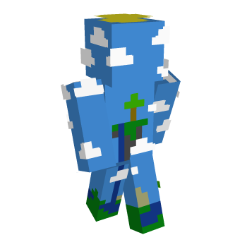 Sky Blue Minecraft Skin