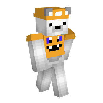 Polar Bear Charmander Minecraft Skin