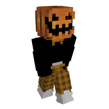 Pumpkin Halloween Minecraft Skin