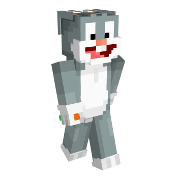 Looney Tunes Rabbit Minecraft Skin