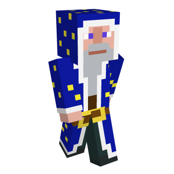 Witch Blue Minecraft Skin