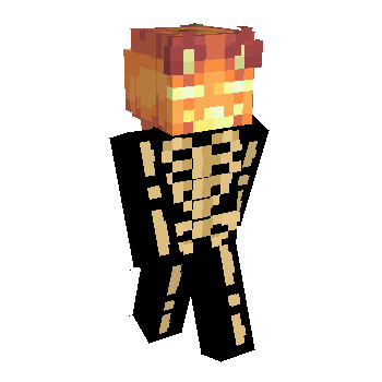 Skeleton Cat Minecraft Skin