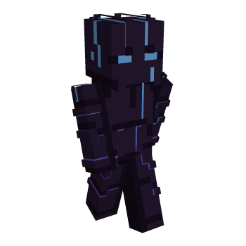Futuristic Glowing Minecraft Skin