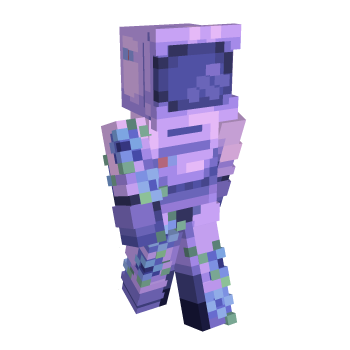 Astronaut Flowers Minecraft Skin