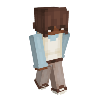 Braided Brown Minecraft Skin