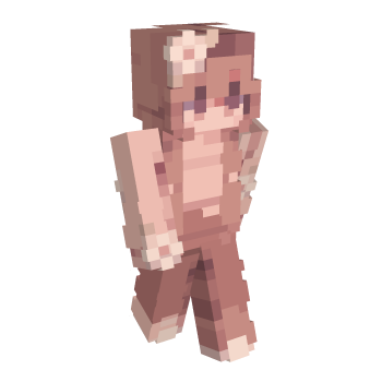Brown White Minecraft Skin