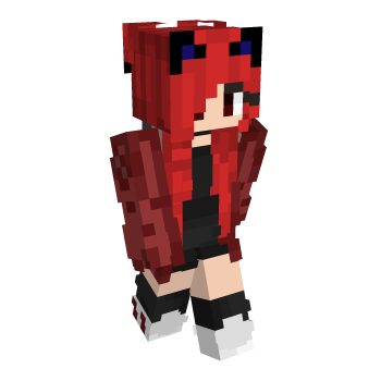 Broken Heart Red Hair Minecraft Skin