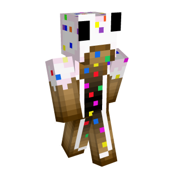 Rainbow Cake Minecraft Skin