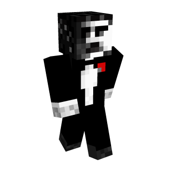 Black And White Minecraft Skin