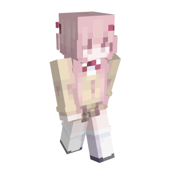 Pink Hair Anime Minecraft Skin