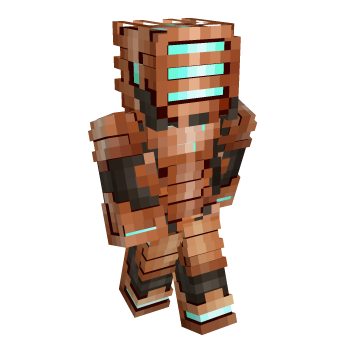 Bronze Blue Minecraft Skin